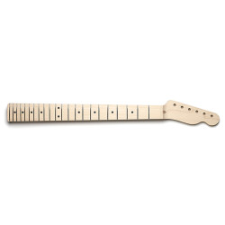 ALL PARTS® NECK FOR TELE® 12" LBF 1 PIECE MAPLE 22 FRETS UNFINISHED