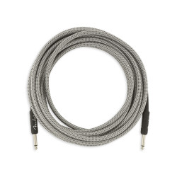 FENDER® PROFESSIONAL SERIES INSTRUMENT CABLE STRAIGHT (5.5 M) WHITE TWEED