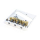 SAN LORENZO TELE BRIDGE CLASSIC ALUMINIUM POLISHED