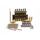 FLOYD ROSE LICENSED TREM WITH PIEZO SADDLES GOLD