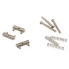 American Vintage Telecaster® Threaded Bridge Saddles, Nickel (3)