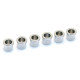 TELE STRING BUSHING 8.3mm DIA CHROME (GOTHO SET OF 6)