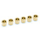 TELE STRING BUSHING 8.3mm DIA GOLD (GOTHO SET OF 6)