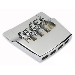 HIPSHOT RICKENBACKER RETROFIT BASS BRIDGE ALU CHROME