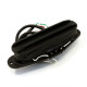 SP CUSTOM® LITTLE CRUSHER DOUBLE RAIL PICKUP STRAT® SIZE BRIDGE BLACK