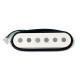 RAZOR® HIHO HIDDEN GEM SINGLE SPACE STACKED HUMBUCKER PICKUP FOR STRAT® WHITE