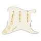 FENDER® PRE-WIRED STRAT® PICKGUARD, TEX-MEX SSS PARCHMENT 11H