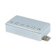 MARCEAU GUITARS® MICRO HUMBUCKER M1 CHEVALET CAPOT CHROME