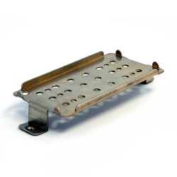 BASE PLATE P-90 HUMBUCKER SILVER/ NICKEL WITH LEGS 50mm