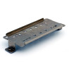 BASEPLATE FOR HUMBUCKER 7 STRINGS 56mm SPACING NICKEL SILVER