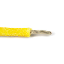 GAVITT® FIL DE CÂBLAGE "PUSH BACK" 22AWG TISSU JAUNE (7.62m)