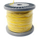 FIL DE CABLAGE TISSU 22AWG JAUNE (100M) / 22AWG VINTAGE CLOTH WIRE YELLOW (100M)