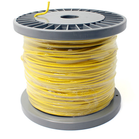 FIL DE CABLAGE TISSU 22AWG JAUNE (100M) / 22AWG VINTAGE CLOTH WIRE YELLOW (100M)