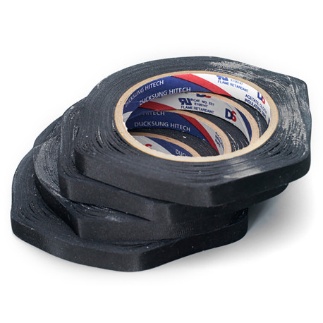 PICKUP CLOTH TAPE INFLAMABLE BLACK11mm