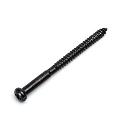 BASS PICKUPS SCREWS BLACK 35mm (8pcs)