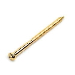 BASS PICKUPS SCREWS GOLD 35mm (8pcs)