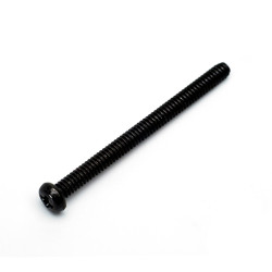 HEIGHT SCREWS FOR HUMBUCKER US THREAD BLACK (20pcs)