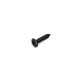 PICKUPS RING SHORT SCREWS BLACK (20pcs)