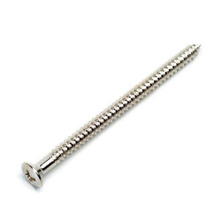 MOUNTING SCREWS FOR P-90 PICKUP 2.6 x 40mm OVAL HEAD NICKEL (8pcs)