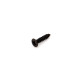 PICKUP RING SCREW FLAT HEAD 2 x 9mm BLACK