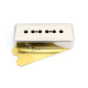 COVER P90 METAL NICKEL (INCL. BRASS BASE PLATE)