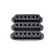 STRAT SINGLE COVER BLACK GLOSS (3PCS)