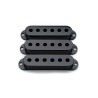 STRAT SINGLE COVER BLACK GLOSS (3PCS)