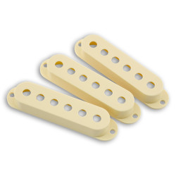 Road Worn® Stratocaster® Pickup Covers, Aged White (3)