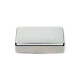 CLOSED SILVER COVER FOR HUMBUCKER CHROME