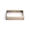 OPEN SILVER COVER FOR HUMBUCKER AGED