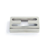 H HOLE NICKEL SILVER COVER FOR HUMBUCKER NICKEL