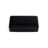 50mm SILVER COVER FOR HUMBUCKER BLACK