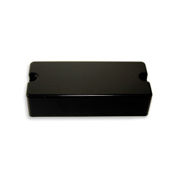 4-STR BASS EMG COVER BLACK 2 HOLES