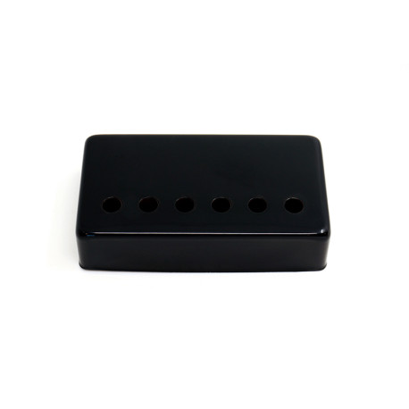 PICKUP COVER FOR HUMBUCKER NICKEL SILVER 53mm STRING SPACING BLACK