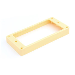 PICKUP RING FOR HUMBUCKER SLANTED / FLAT SG® STYLE BRIDGE POSITION PLASTIC CREAM