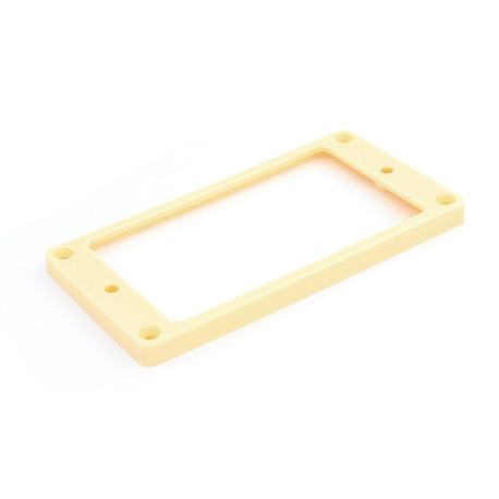 PICKUP RING FOR HUMBUCKER SLANTED / FLAT SG® STYLE NECK POSITION PLASTIC CREAM