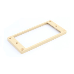 PICKUP RING FOR HUMBUCKER FLAT 5mm PLASTIC CREAM