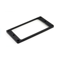 PICKUP RING FOR HUMBUCKER FLAT 2mm PLASTIC BLACK