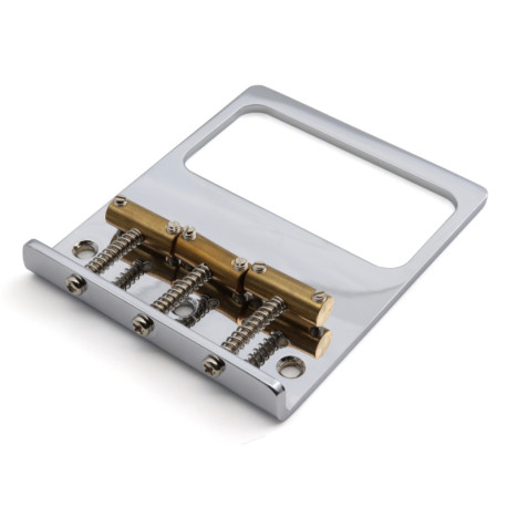 TV JONES® ORIGINAL TELE® BRIDGE PLATE 3 SADDLES CHROME