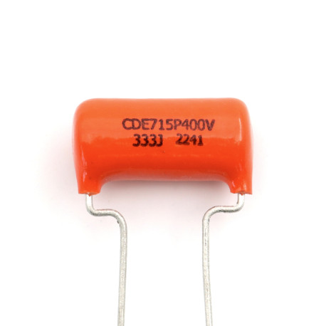 CAPACITORS SPRAGUE ORANGE DROP .033mfd (1)