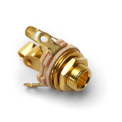 SWITCHCRAFT® 12B INPUT JACK STEREO 6.35mm GOLD