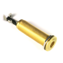 SWITCHCRAFT® 152B TUBE JACK STEREO GOLD