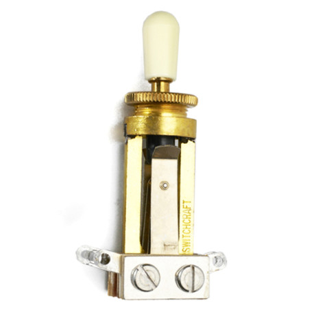 TOGGLE SWITCH XTRA LONG POUR LP SWITCHCRAFT GOLD