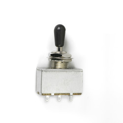 TOGGLE SWITCH CLOSED 3 WAY METRIC CHROME (Bulk 10pcs)