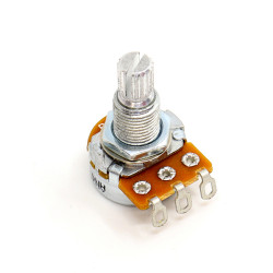 ALPHA® MINI POTENTIOMÈTRE MÉTRIQUE AXE FENDU 6mm 250K AUDIO