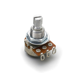 ALL PARTS® MINI POTENTIOMETER SPLIT SHAFT 50K AUDIO