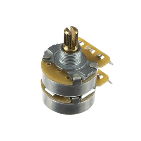 Dual 500K/250K Split Shaft Potentiometer