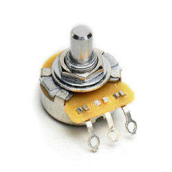 CTS® POTENTIOMÈTRE STYLE VINTAGE FILETAGE COURT AXE LISSE 6.35mm 250K AUDIO