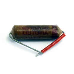 VINTAGE SERIE RED STRIP INK 0.1 uF 250 VDC