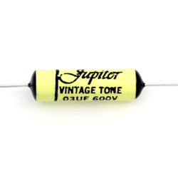 JUPITER® YELLOW VINTAGE TONE CAPACITOR MYLAR 1960's STYLE BUILD 600V 0.03uf